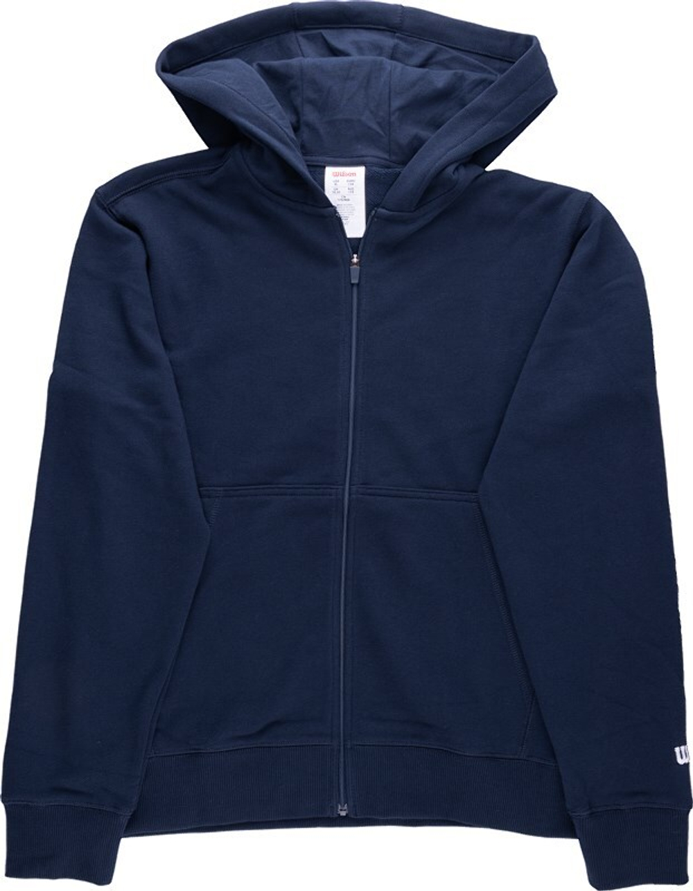 Детская теннисная куртка Wilson Kids Unisex Team Zip Hoodie - classic navy