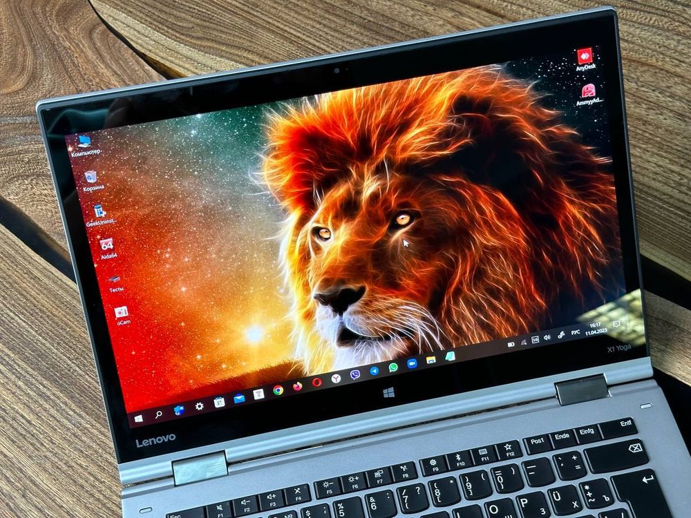 14" Ноутбук Lenovo ThinkPad Yoga X1 Gen 2 Oled Silver (2560x1440, Intel Core i7-7600U, RAM 16ГБ, SSD 512ГБ, Intel HD Graphics 620, Win 10 Pro)