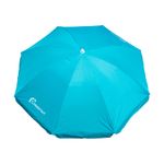 Зонт пляжный СЛЕДОПЫТ с наклоном, d - 180см, h - 183см, d штока 19/22мм, Polyester 190T, цв. голубой