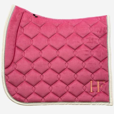 Вальтрап выездковый велюровый HORSE FASHION AUSTRALIA (pink)