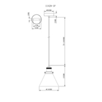 Светильник подвесной Moderli V11428-1P Single
