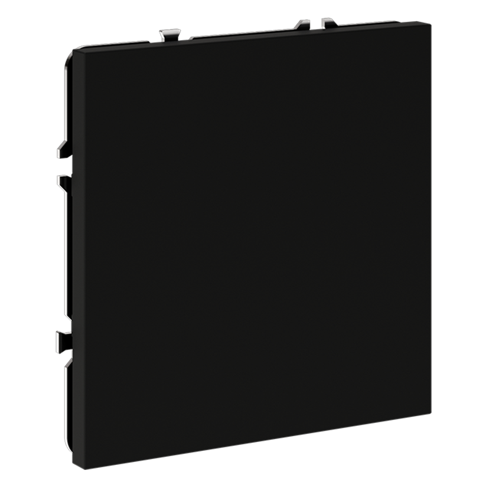 Заглушка VOLTUM S70 с суппортом, (черный матовый)