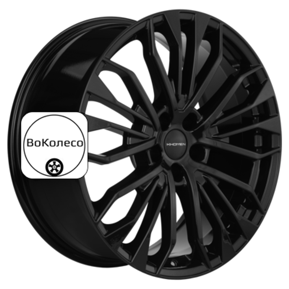 8,5x20/5x114,3 ET30 D60,1 KHW2009 (Lexus RX) Black Khomen Wheels