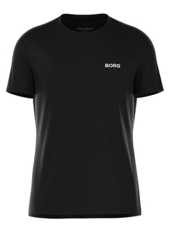 Мужская теннисная футболка Björn Borg Essential Active Training - черный