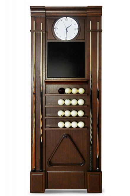 Киевница К-21 с часами ясень,шпон,мдф (№11)