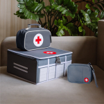 Аптечка домашняя 34х34х16 (серая)