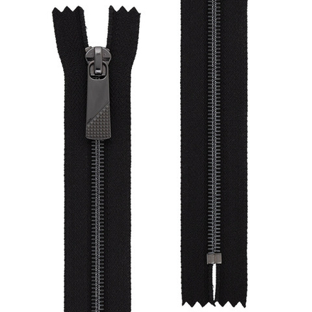 Молния Металл "Gamma" KAP-8, 20 см под черный никель, одноз. Т8