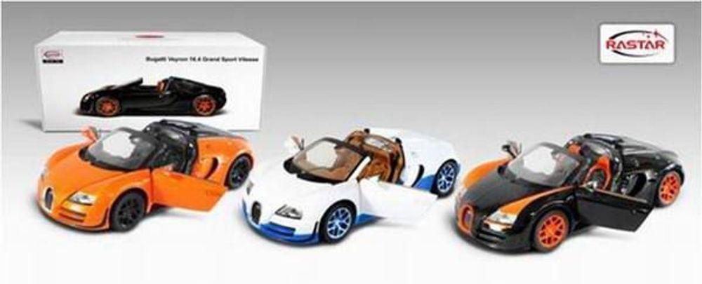 Купить Машинка  металлическая Bugatti Veyron Grand Sport Vitesse детская.