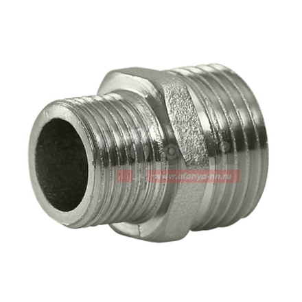 Ниппель переходной 1/2'' - 3/8'' нар/нар VRT®  никель