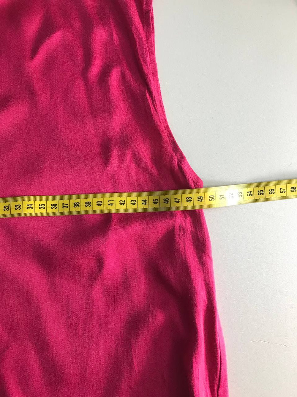 Платье длинное сочного цвета, визуально на 44/46 размер