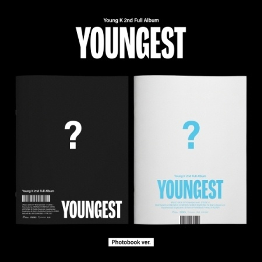 (ПРЕДЗАКАЗ) Альбом YOUNG K (DAY6) - YOUNGEST 2nd Full Album PHOTOBOOK 2 Version SET