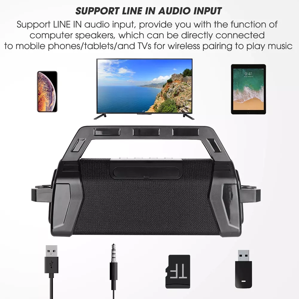 Колонка Bluetooth TG538 black