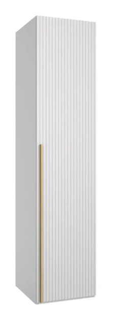 Шкаф пенал Аляска без антресоли, белый