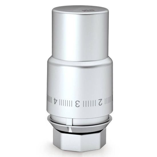 Термоголовка жидкостная Royal Thermo Design M30 x 1,5 металл, цвет матовый хром (RTO 07.0014)