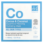 Dr. Botanicals, Восстанавливающая увлажняющая маска Superfood, какао и кокос, 60 мл (2,0 жидк. унц.)