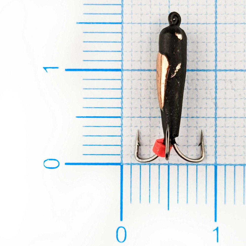 Мормышка Владимирская 525 "Чертик удлиненный с ушком", 3мм, 1.15гр (10шт/уп)