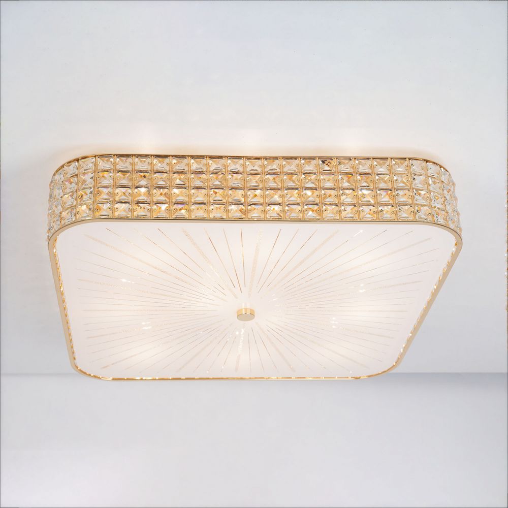 Citilux Портал CL324202 Люстра хрустальная Золото