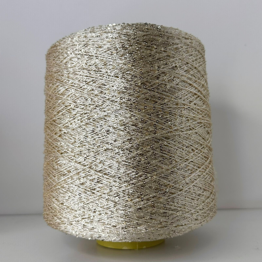 SEQUIN; п/а, пайетки; 400м/100гр; цвет: светлое золото