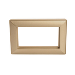 Рамка 2-местная (без перемычки), пластик, STEKKER, PFR00-7012-08, серия Катрин, золото 50044