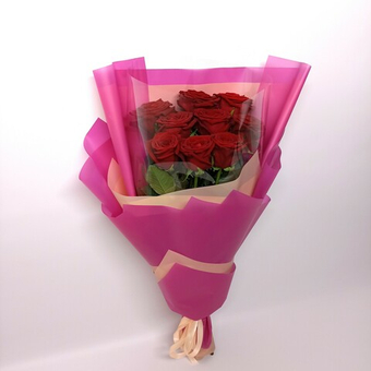 Букет из 9 роз в элегантной упаковке