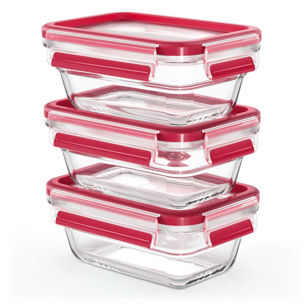 Набор контейнеров Tefal Masterseal Glass 3 предмета F1050110