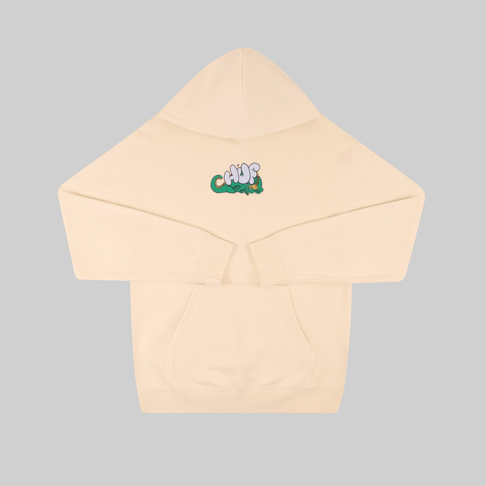 Толстовка мужская HUF Magic Dragon Hoodie артикул:PF00462-OFFWH - купить в магазине Дайс