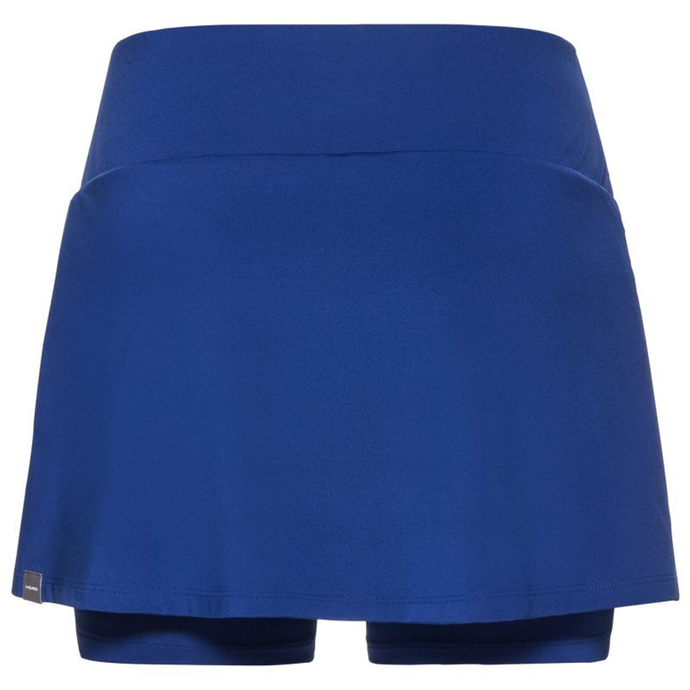 Детская теннисная юбка Head Club Basic Skort - royal blue