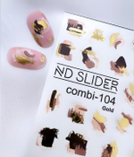 Слайдер-дизайн Nail Design combi - 111 (золото)