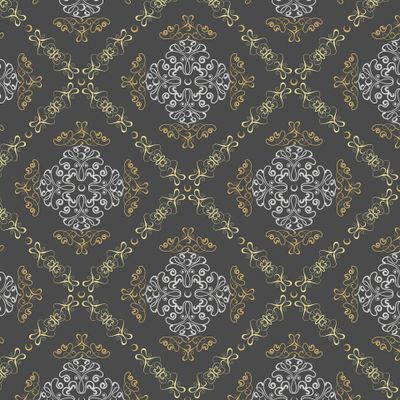 орнамент на темном сером