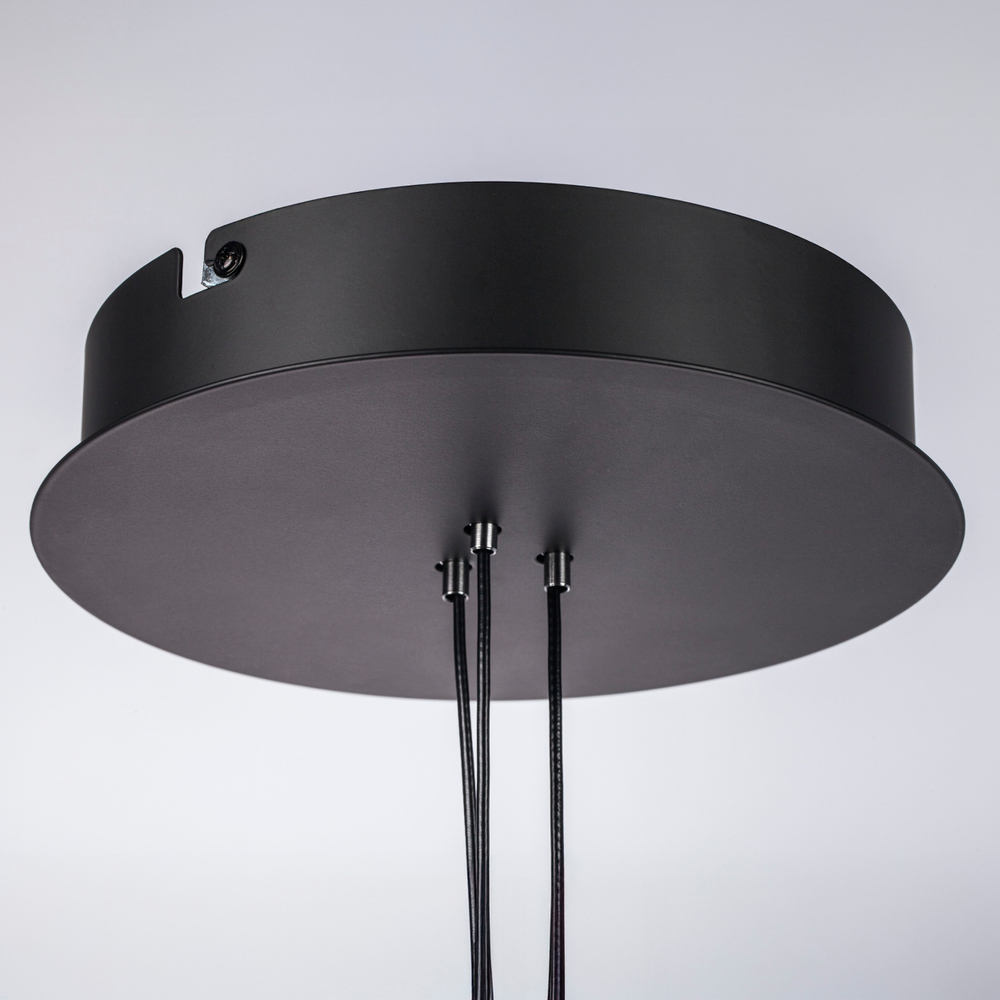 737427 Люстра EMISFERO 19W LED 1347LM 130G ЧЕРНЫЙ/МЕДЬ 3000K