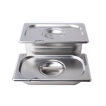 Набор гастроемкостей с крышками под ложку GN1/4-40,100