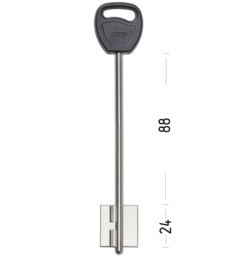 Заготовка сувальдного ключа 13075 GRD12DP