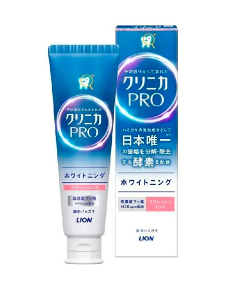 Lion Clinica Pro All-in-one - Зубная паста с энзимами, 95 г