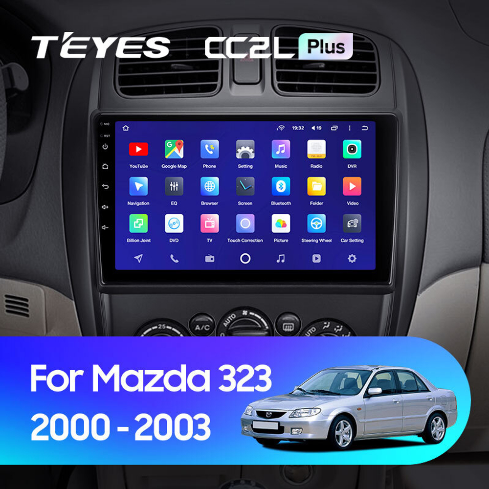 Teyes CC2L Plus 9" для Mazda 323 2000-2003