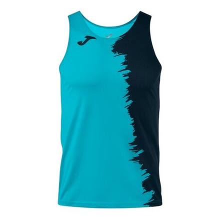 Теннисная футболка Joma Picasho Tank - turquoise/dark navy