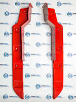 Накладка бампера X3000 (правая) SHACMAN DZ97259624008 красная