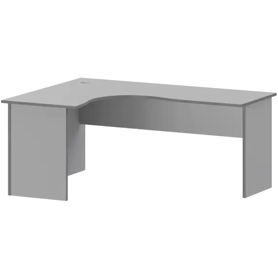 Стол компактный левый А-206.60.ЛВ Серый 1600x1200x760 Арго