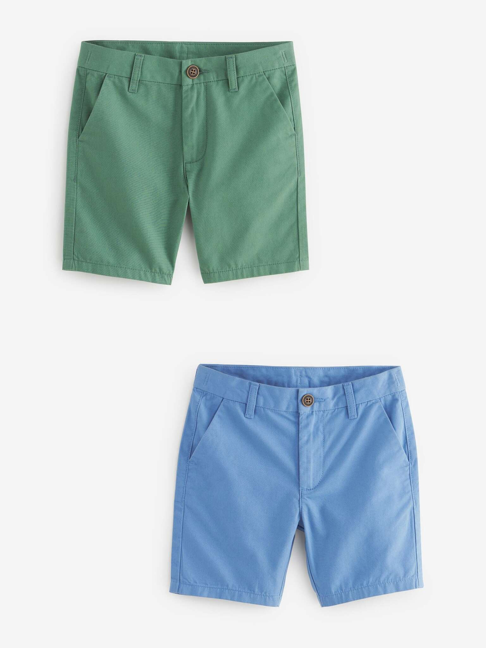 Шорты для мальчика Next B78-775, 2 шт., Голубой, Зеленый