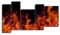 Модульная картина "Огонь и пламя"