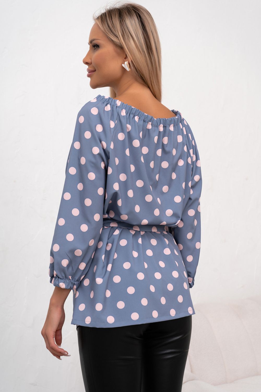 Блуза Романтичная особа (горошек) Б11-156 Nikol