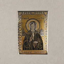 Икона Матрона Московская карманная