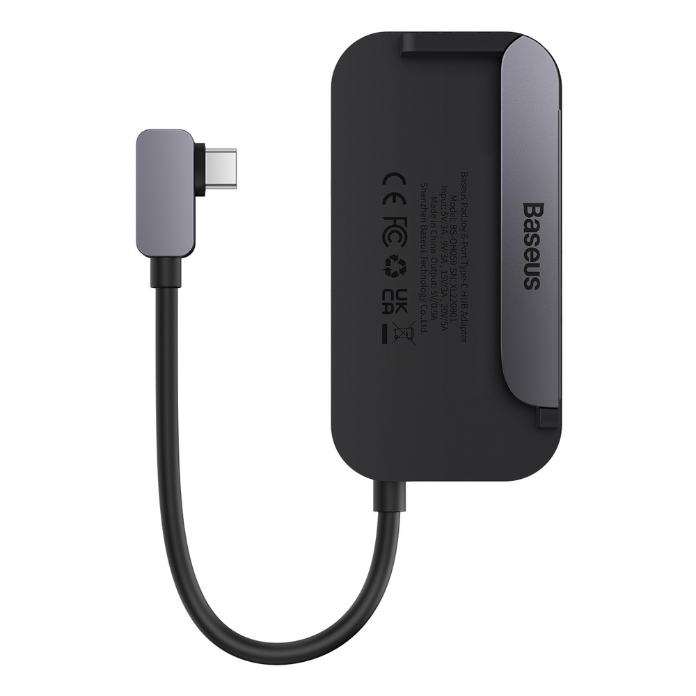 USB Хаб Baseus PadJoy 6-Port Type-C HUB (Type-C to HDMI+USB3.0+Type-C/PD+SD+TF+3.5mm)