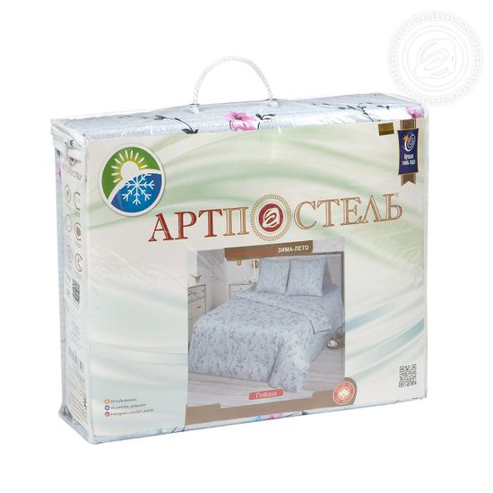 Евро комплект постельного белья Гейша бязь Зима-Лето