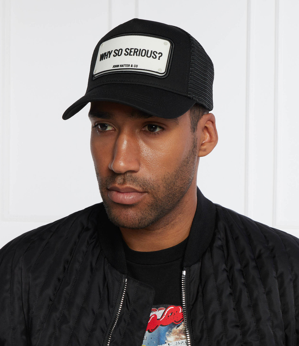 Кепка WHY SO SERIOUS? John Hatter - черный(R-1009-U00)