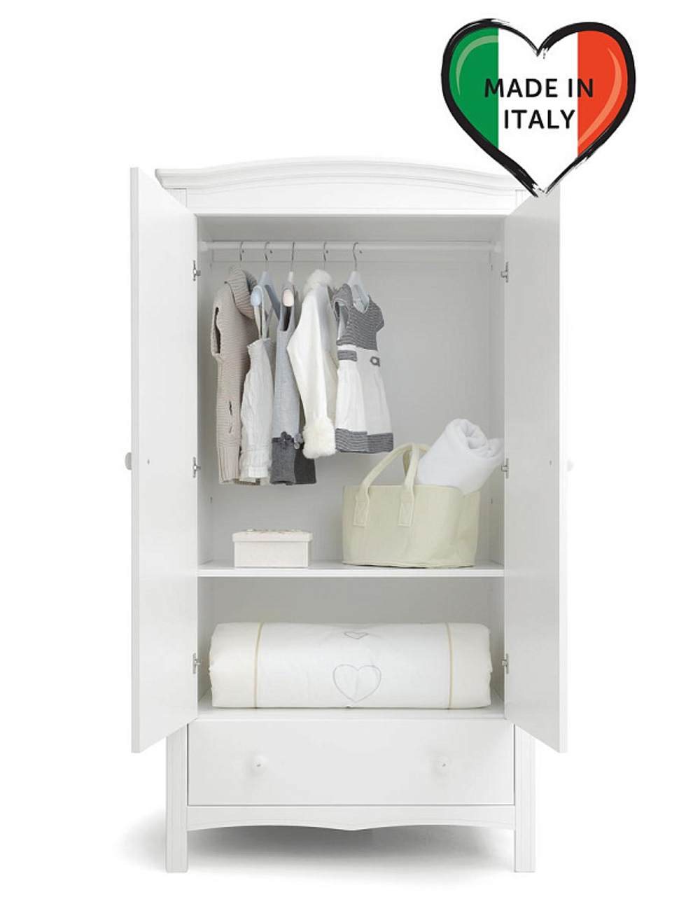 Шкаф Erbesi Lilli белый
