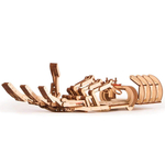 Механическая Рука Wood Trick - деревянный конструктор, сборная механическая модель, 3D пазл