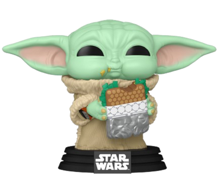 Фигурка Funko POP! Bobble Star Wars M & G Grogu with Food