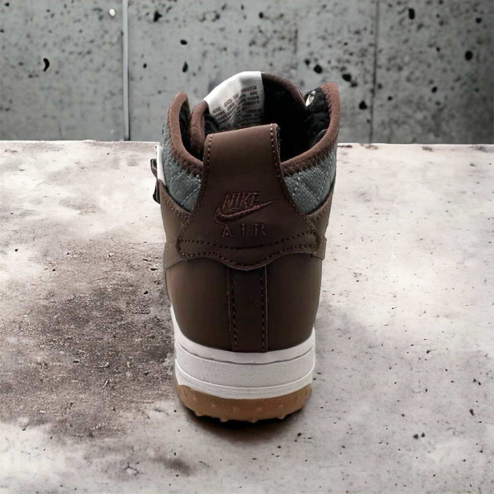 Nike Air Force 1 Anthracite • Duckboot Brown