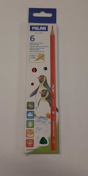 Rəngli karandaş \ Цветные карандаши BOX OF 6 TRIANGULAR COLOURED PENCILS