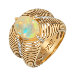 Кольцо с мексиканским опалом, R0159-0/1